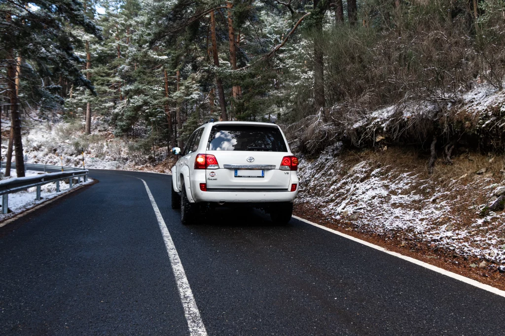 Front and rear anti-roll bar adjuster kit on Toyota HDJ 200 prepared